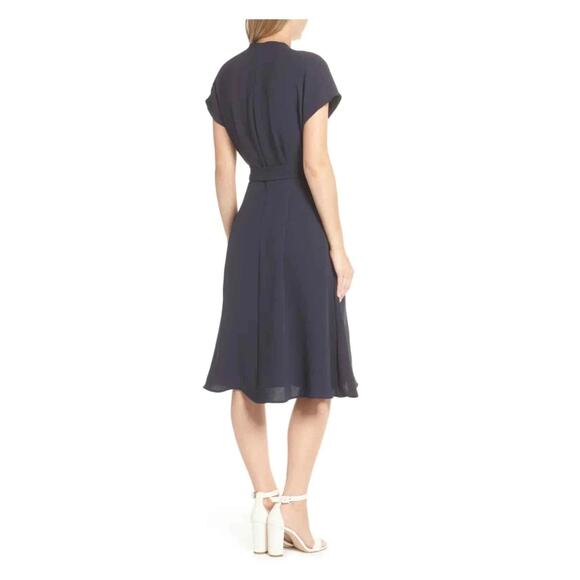 GAL MEETS GLAM COLLECTION Audrey Wrap Dress Size 4 - Picture 3 of 10